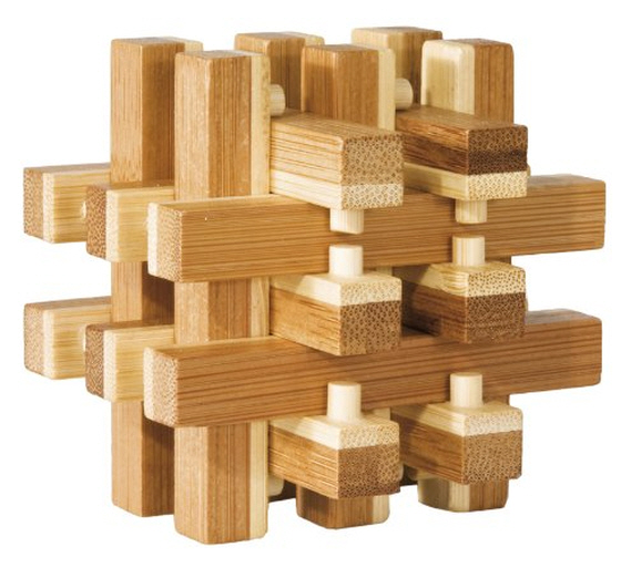 Bamboo log pile Puzzle