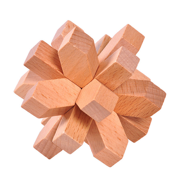 Snow Flake wooden puzzle