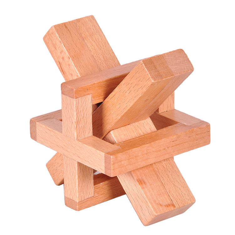 Natural Wooden Tricky Puzzle Gift