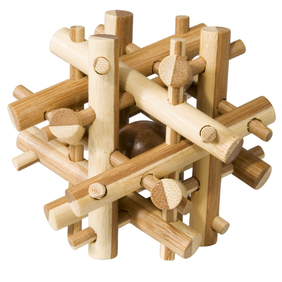 bamboo nest ball puzzle