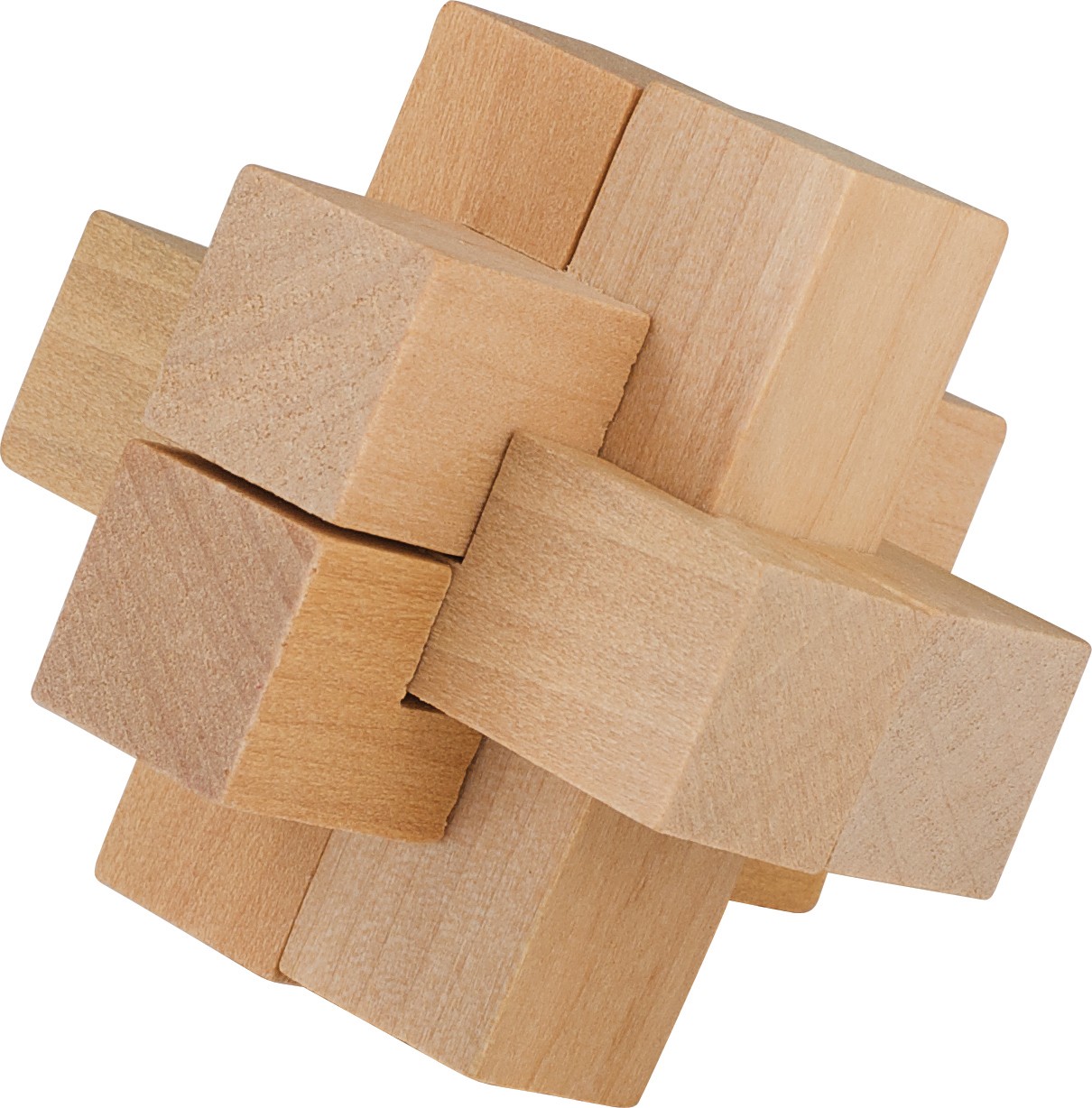 Natural wooden cross puzzles toy