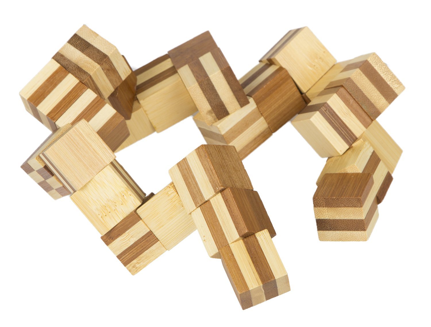 Bamboo snake cube puzzle solution