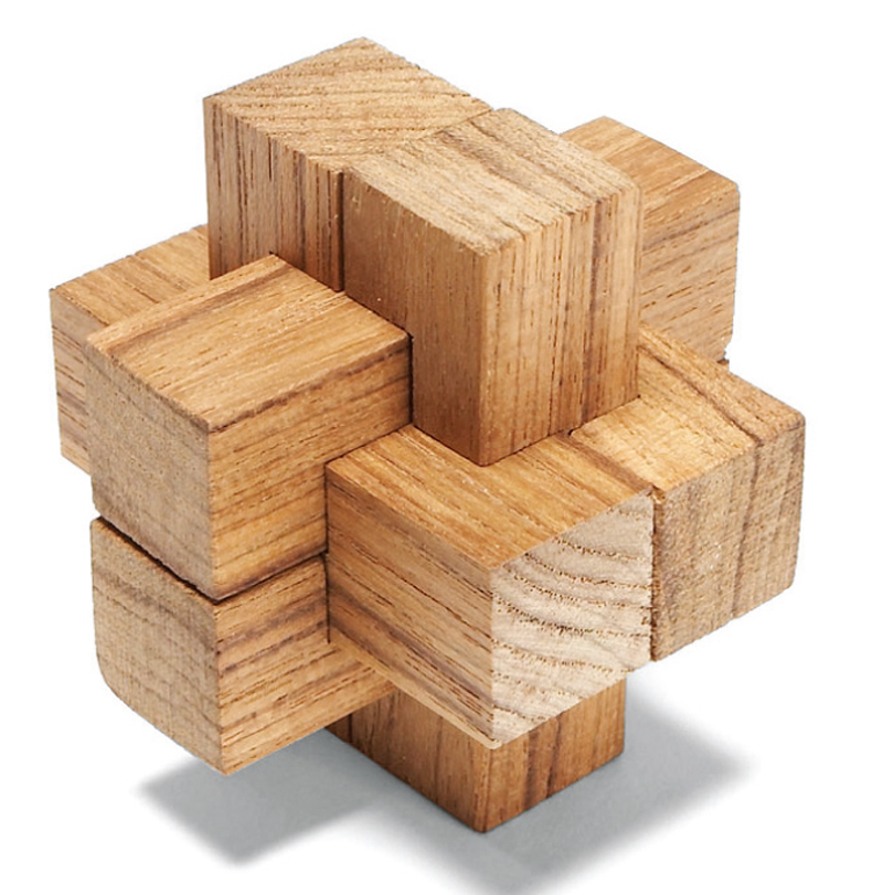 Mini wooden Enigma Puzzle for adult
