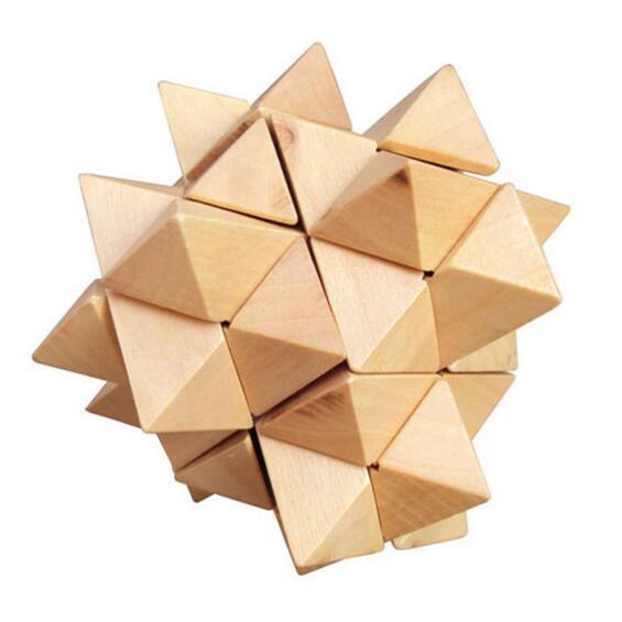 wooden interlocking fruit puzzle