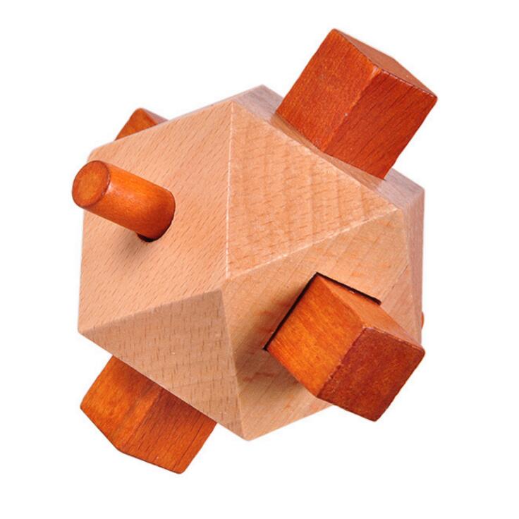 Wooden Gyro Puzzle