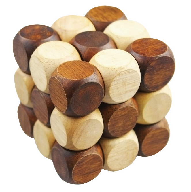 coffee table wooden snake cube gift