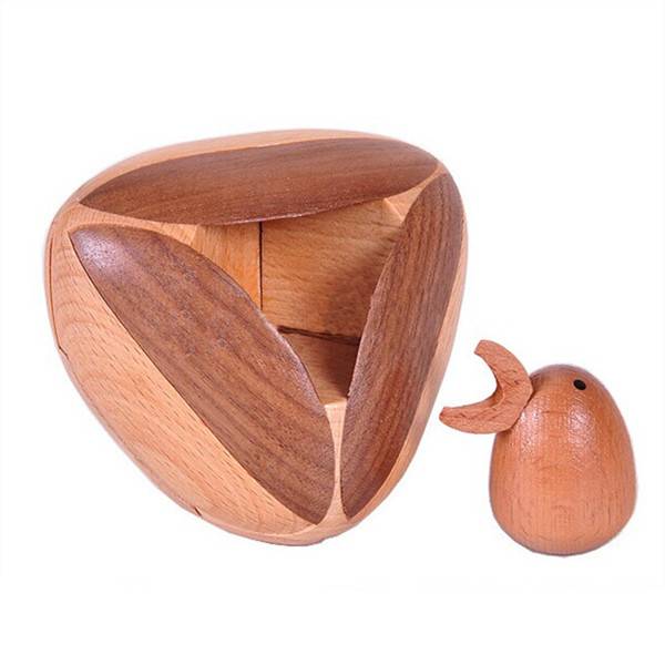 high quality wooden bird puzzle solution