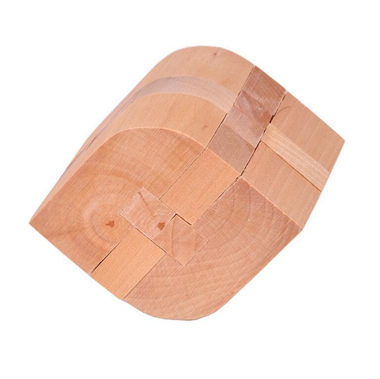 Classical wooden IQ puzzle