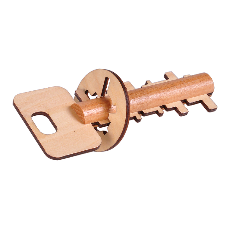Wooden Kongming key Puzzle