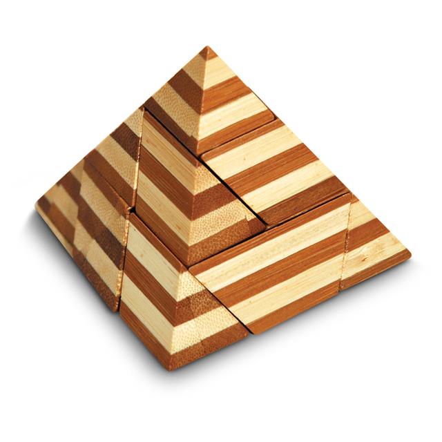 Pyramid Puzzle - Classical 3D wooden puzzle for Adult