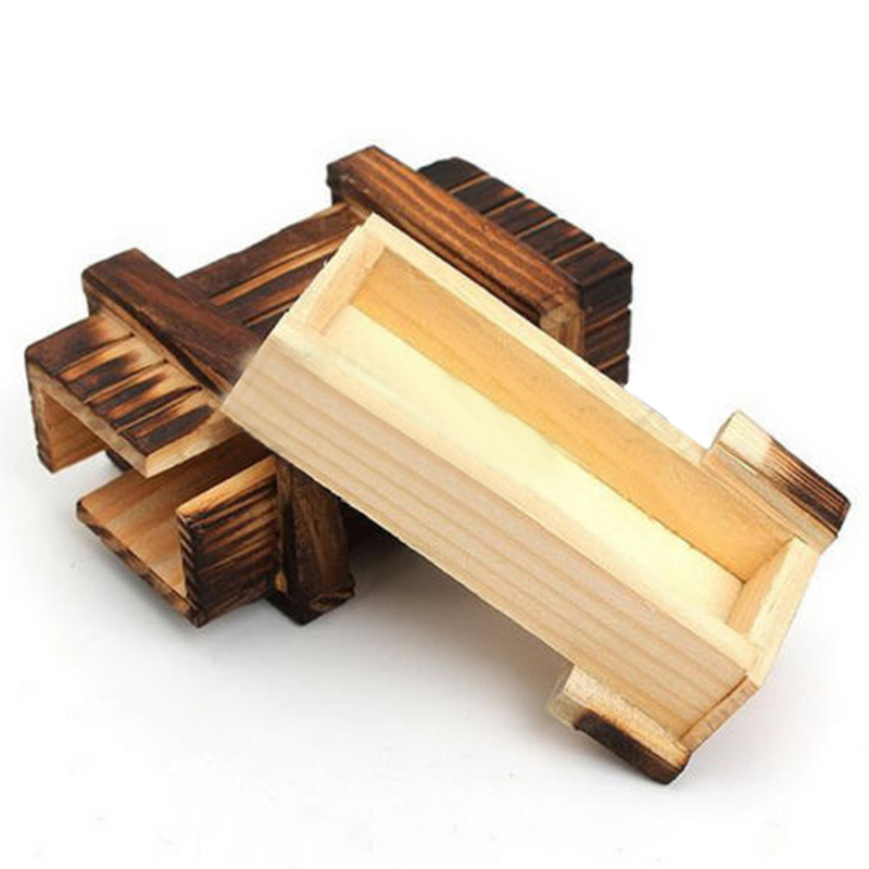 small wooden trick box