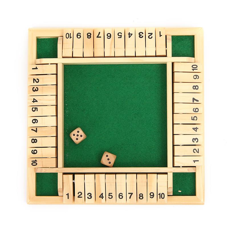 SHUT THE BOX for 4 players