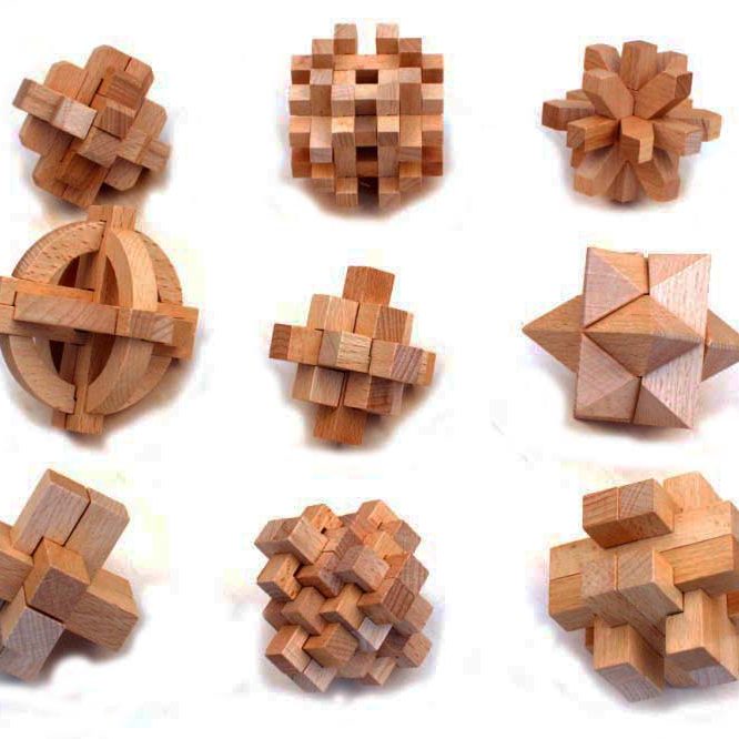 Mini String Puzzle Series ---- Mini Wooden String Puzzle