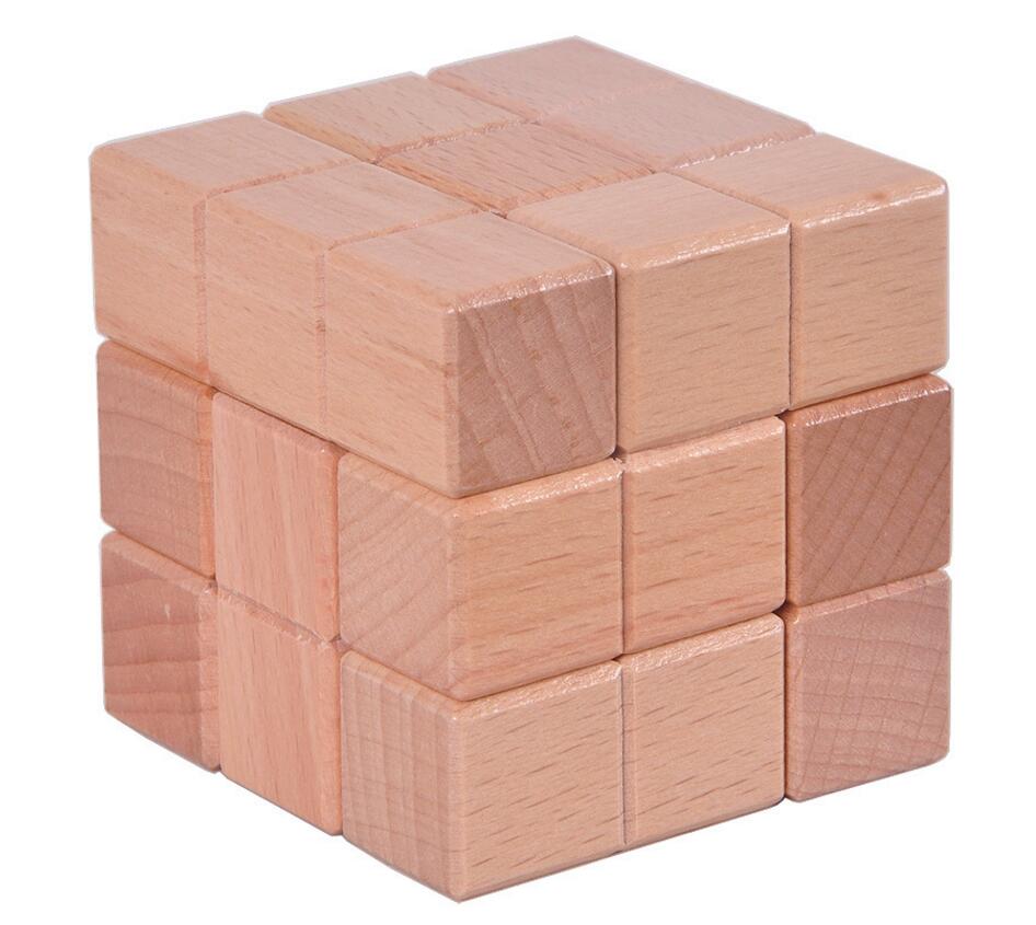 Wooden Soma Cube ---- marvelous brain teaser puzzle