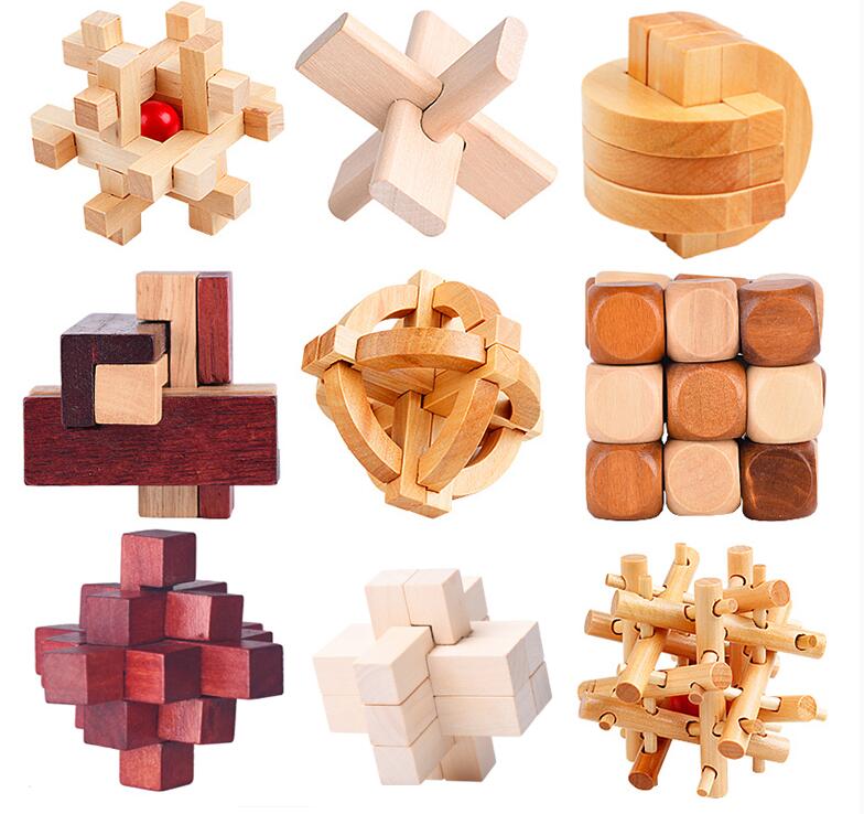 Handmade wooden puzzle