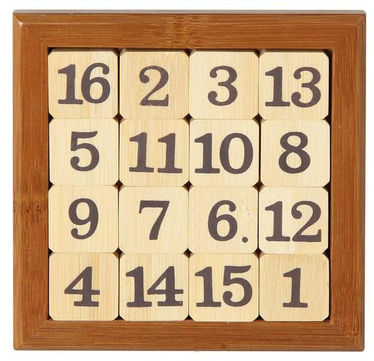 bamboo number sliding puzzle