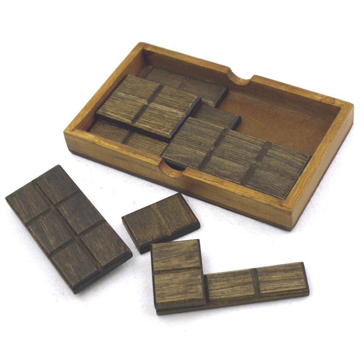wooden Chocolate Puzzle for kids