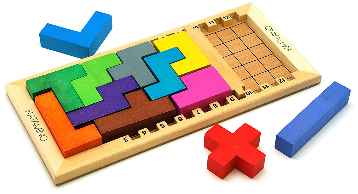 wooden brain teaser puzzle for children