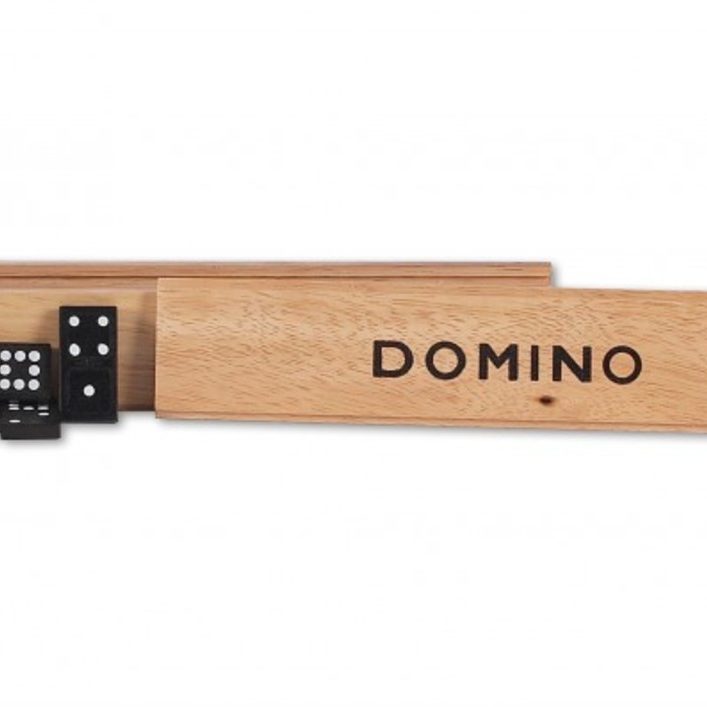 wooden double 9 dominoes game