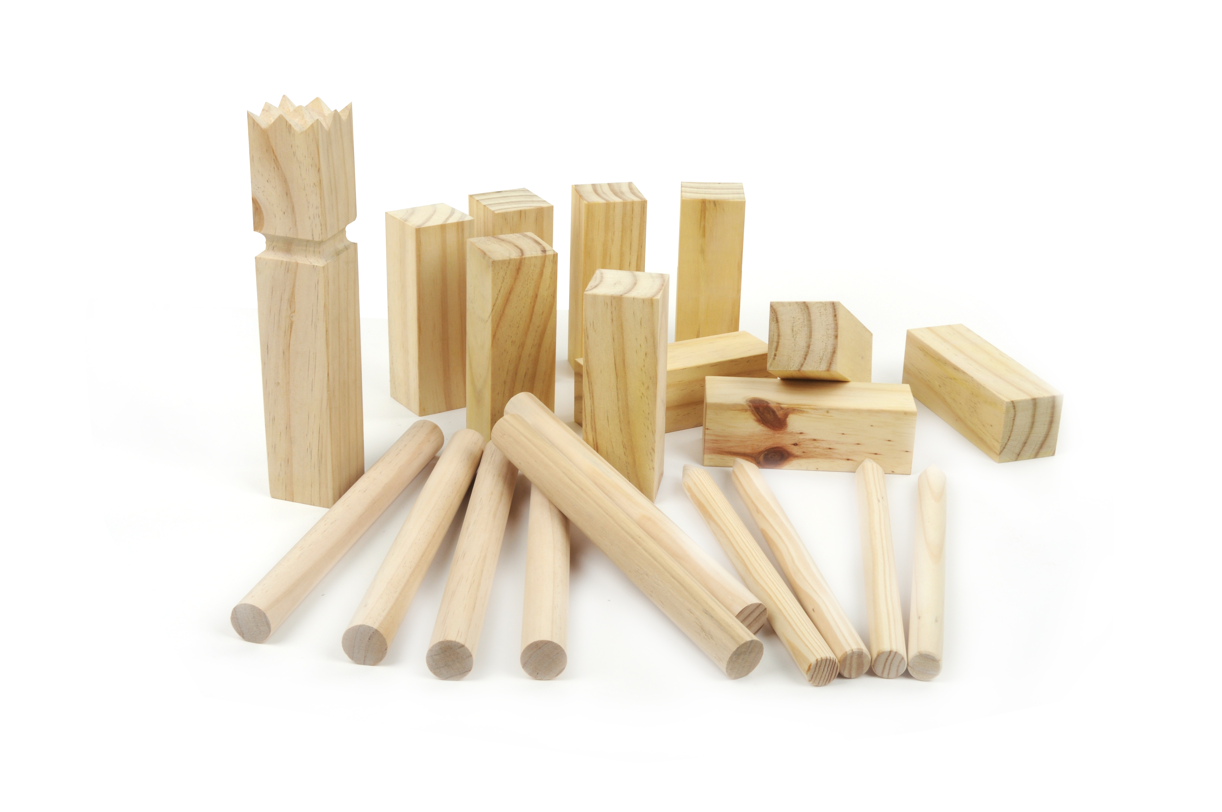 Wooden Kubb Game ----- Wooden Lawn Game Scatter Outdoor Game