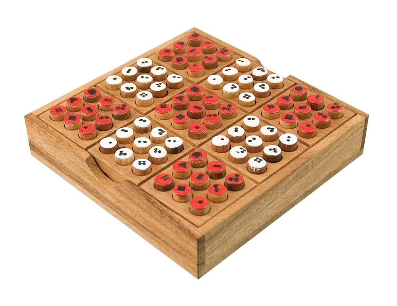 wooden logic number puzzle