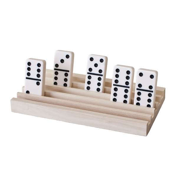 wooden domino accessory