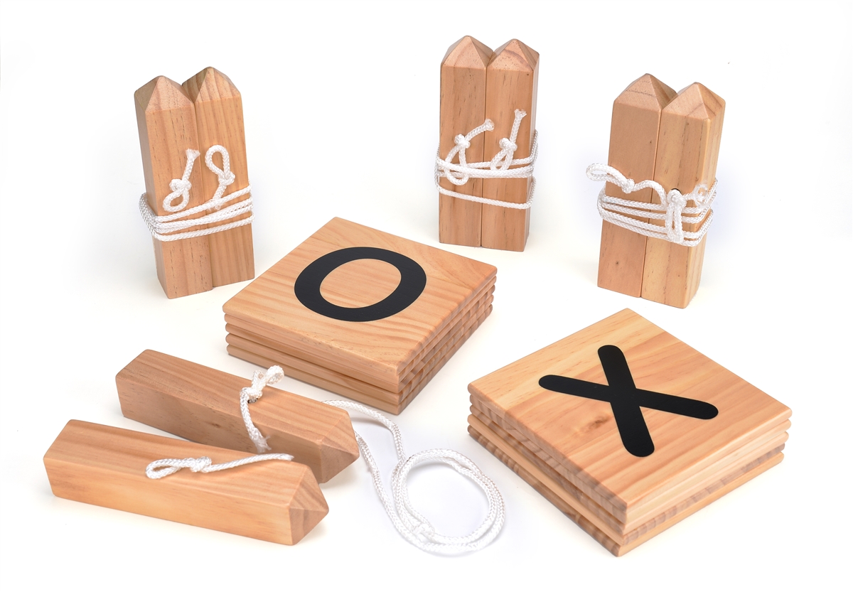 wooden lawn game