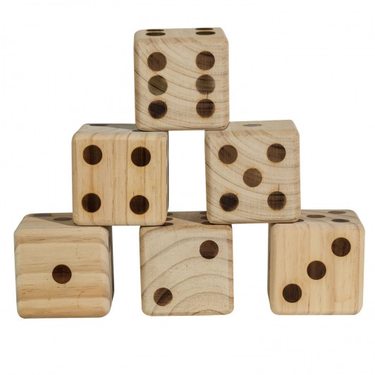 wooden dice game