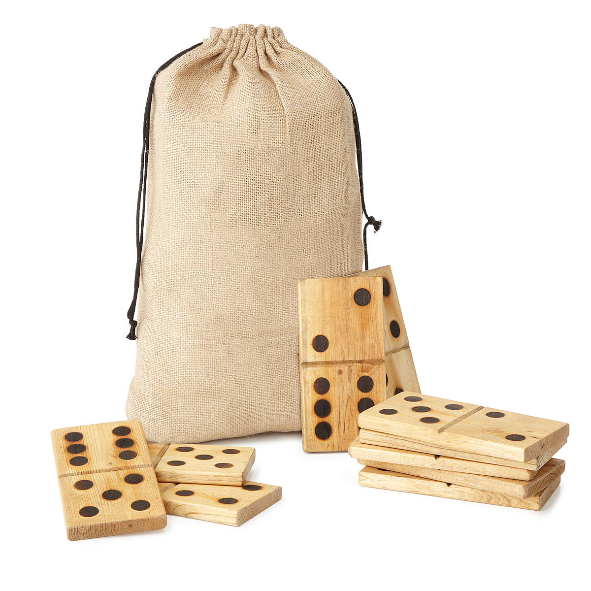 wooden garden dominoes game