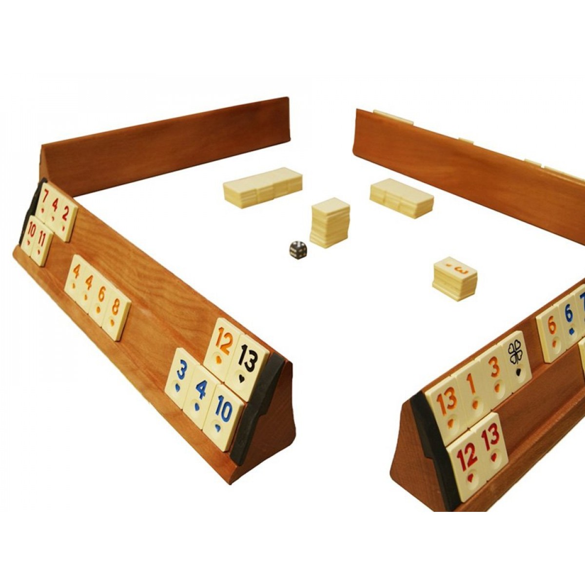 wooden rummikub game set
