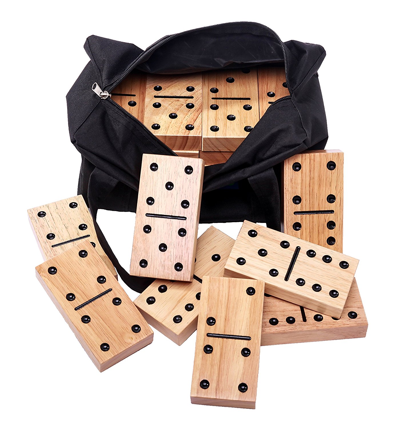 wooden outdoor dominoes game