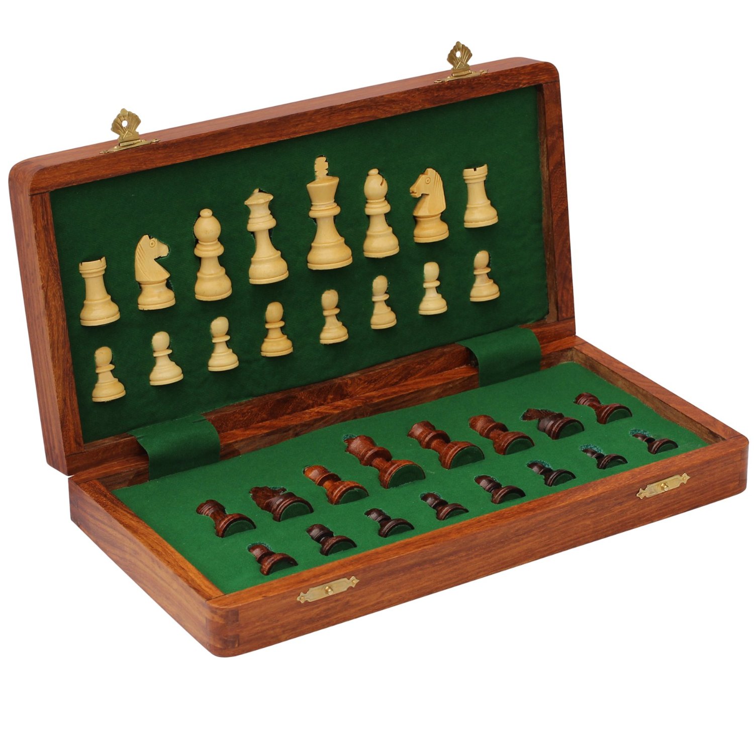 wooden chess game set