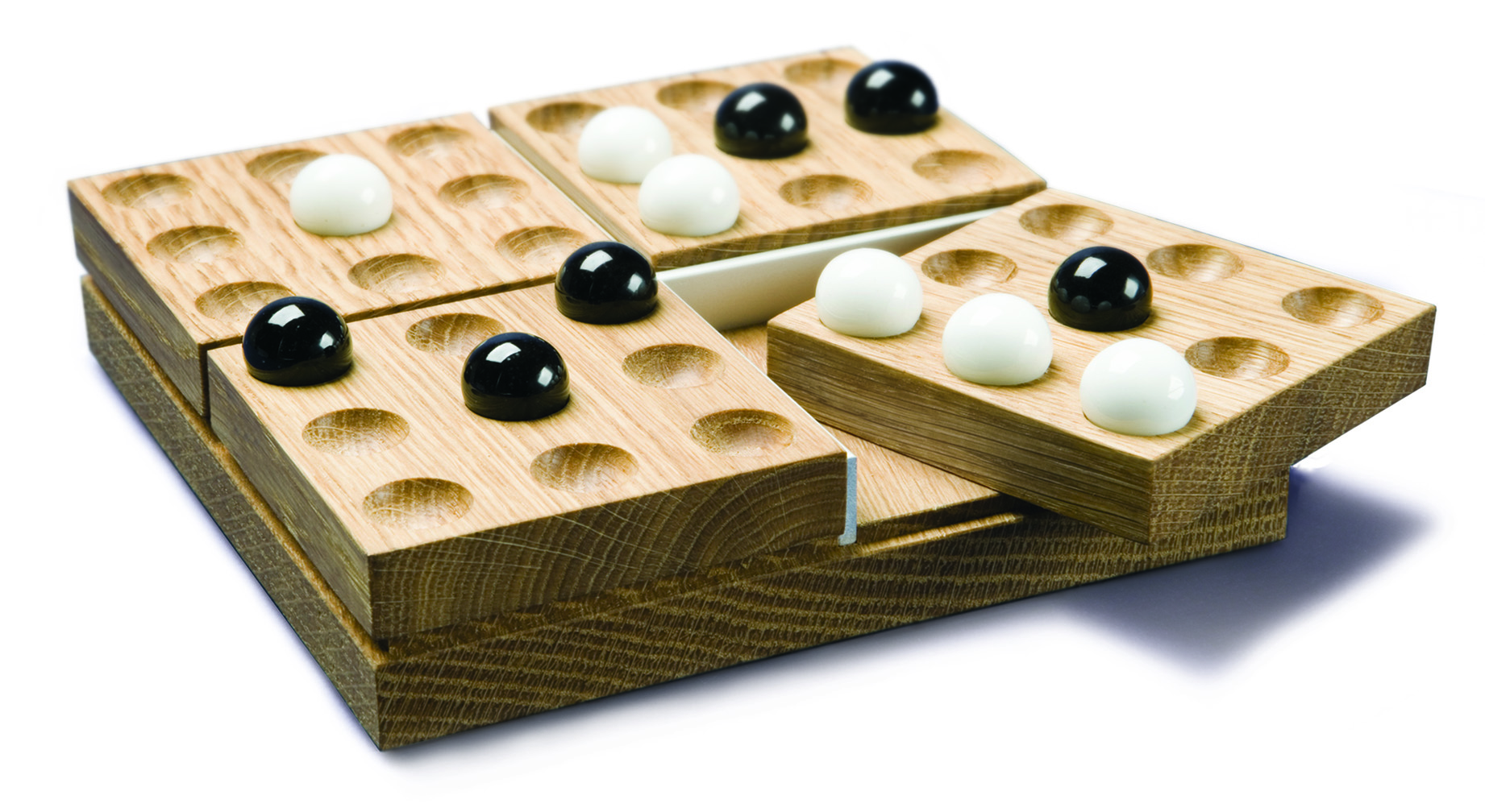 wooden Pentago board game