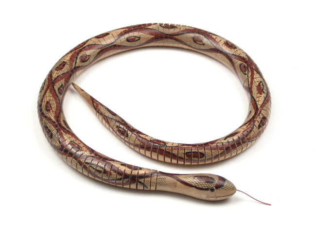 Wooden Wiggle Flexible Segmented Snake