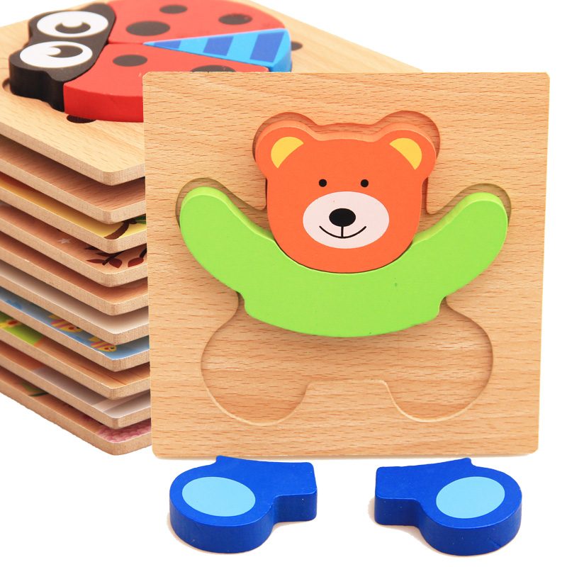 wooden baby's first puzzle