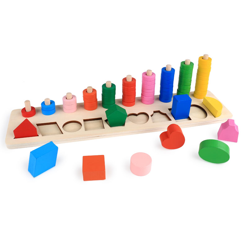 wooden preschool math toy