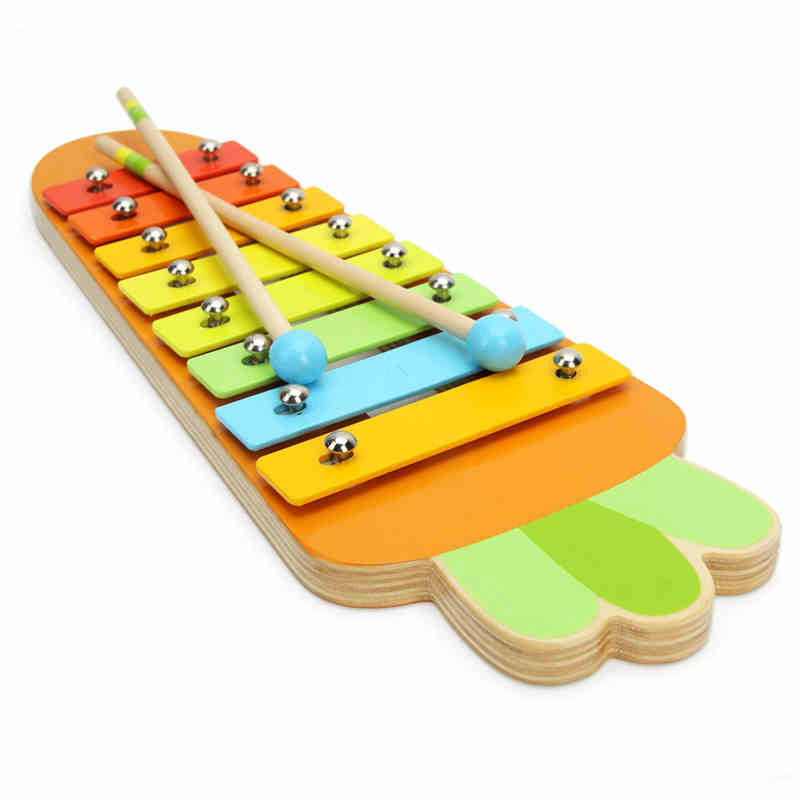 wooden baby musical toy