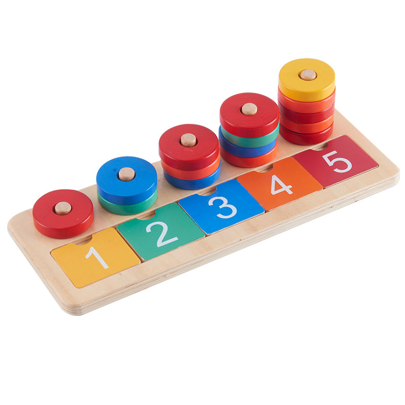 wooden counting number toy