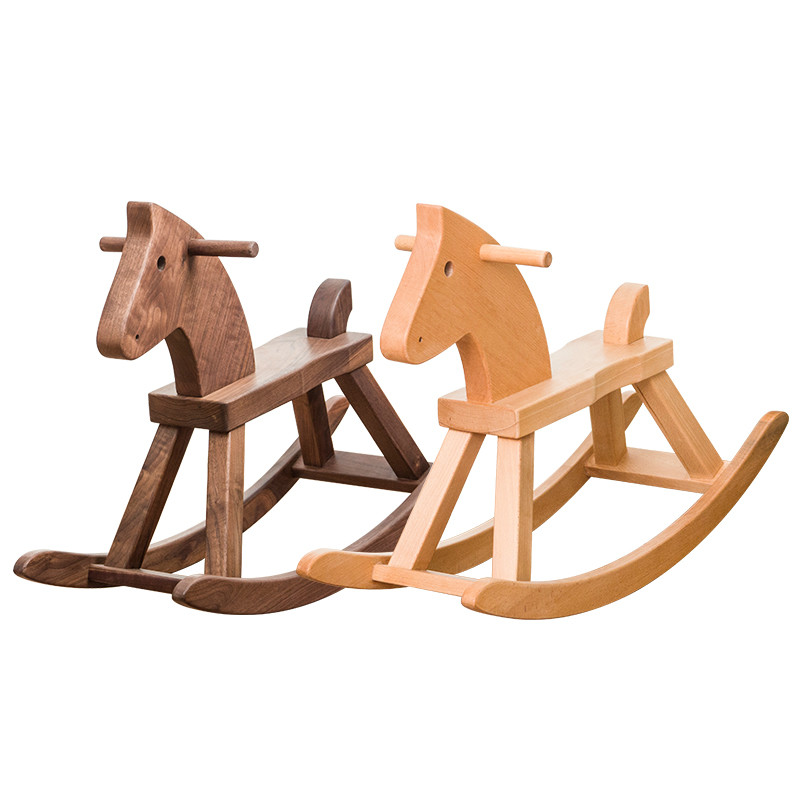 wooden child ride on toy
