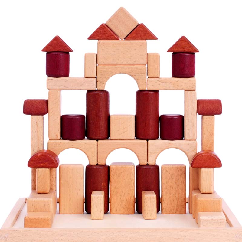 Wooden Natural Blocks Sets ----- Wooden Building Blocks Toy