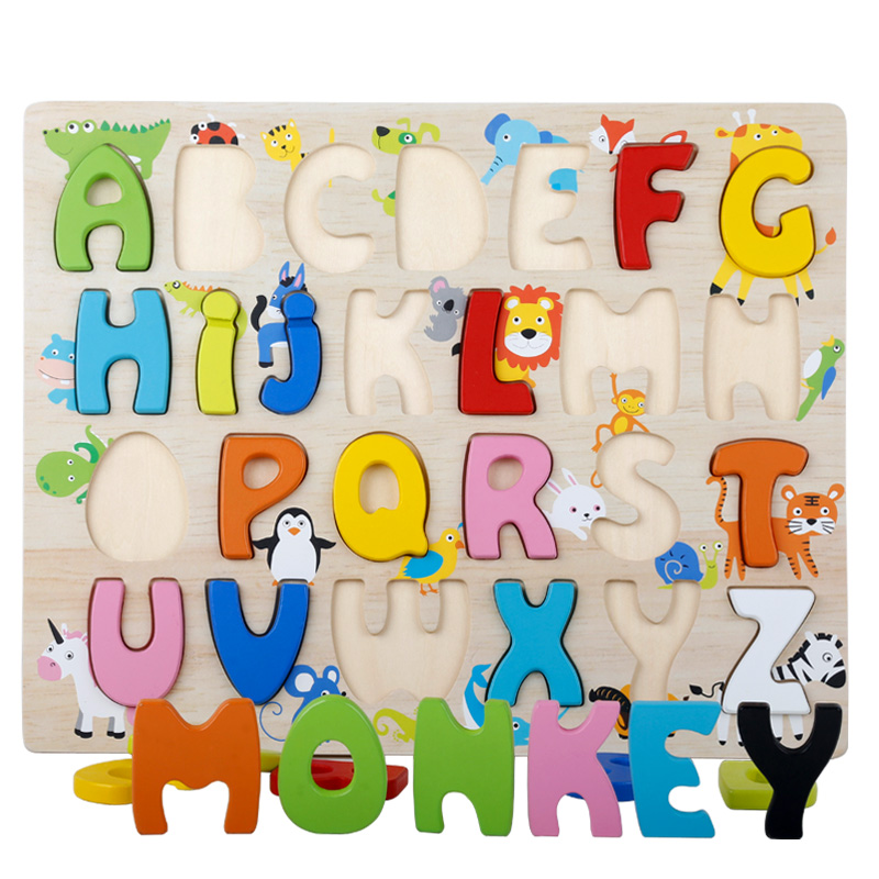 wooden Alphabet Puzzle