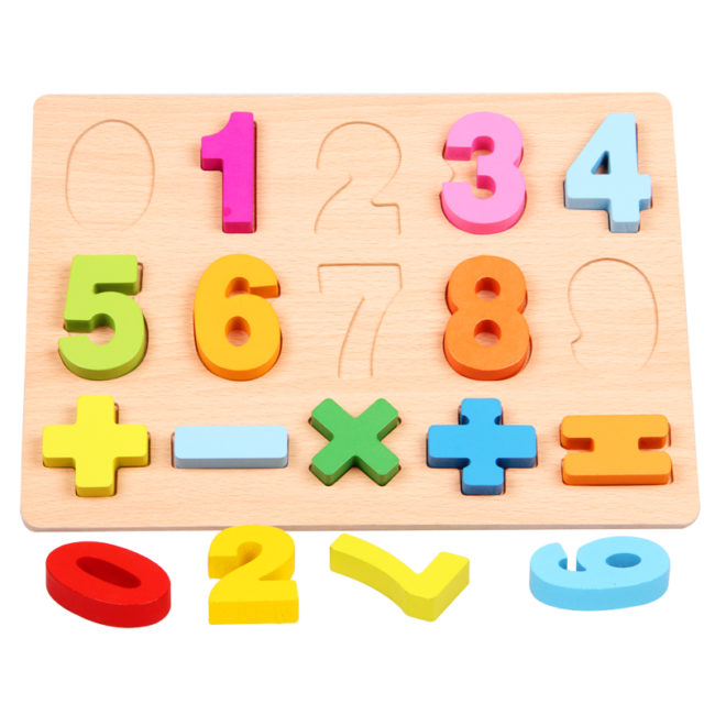 Wooden Clock Puzzles Time Learning Early Education Math Set Kid Jigsaw Play  Toy