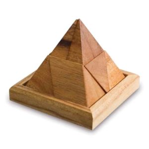 Solid wooden pyramid Puzzle