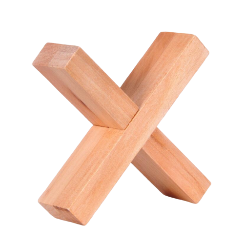 wooden cross simple puzzle